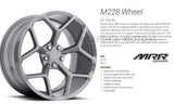 20" MRR M228 Wheels 20x10/11 Graphite Chevy Camaro SS LS